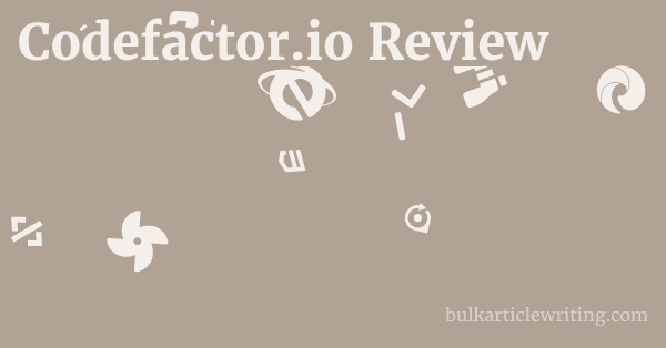 Codefactor.io Review 1 by