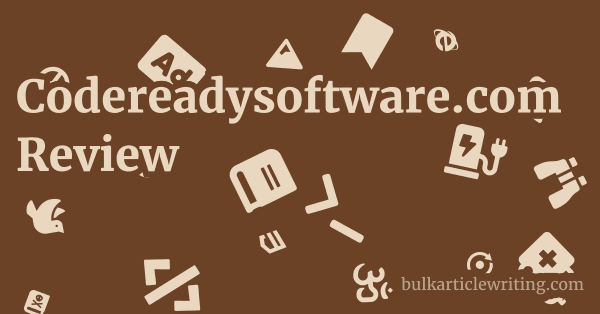Codereadysoftware.com Review 1 by