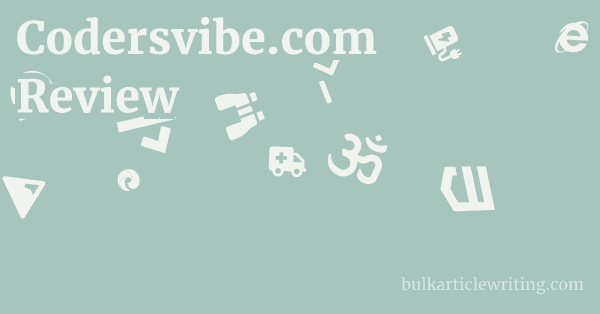 Codersvibe.com Review 1 by