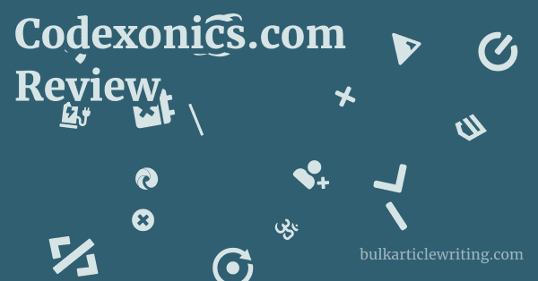 Codexonics.com Review 1 by