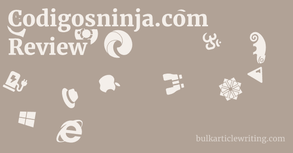 Codigosninja.com Review 1 by