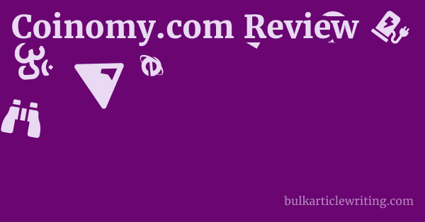 Coinomy.com Review 1 by