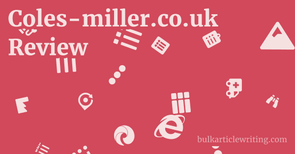 Coles-miller.co.uk Review 1 by Partners