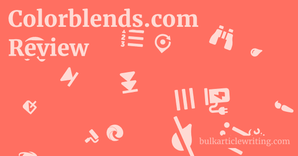 Colorblends.com Review 1 by