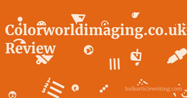 Colorworldimaging.co.uk Review 1 by