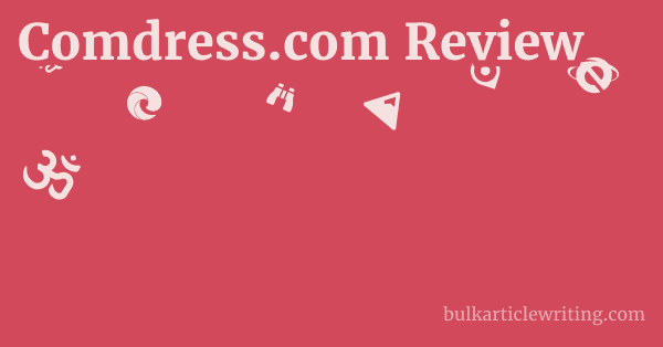 Comdress.com Review 1 by