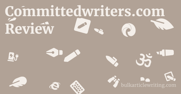 Committedwriters.com Review 1 by