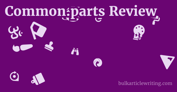Common.parts Review 1 by