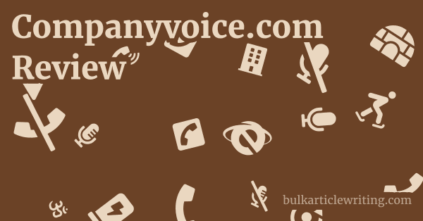 Companyvoice.com Review 1 by