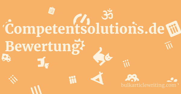 Competentsolutions.de Bewertung 1 by