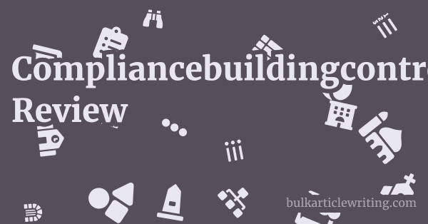Compliancebuildingcontrol.co.uk Review 1 by