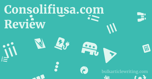Consolifiusa.com Review 1 by