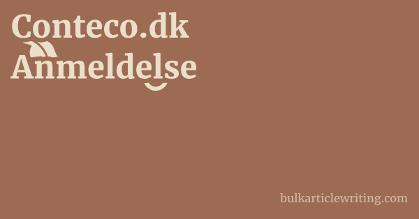 Conteco.dk Anmeldelse 1 by Partners