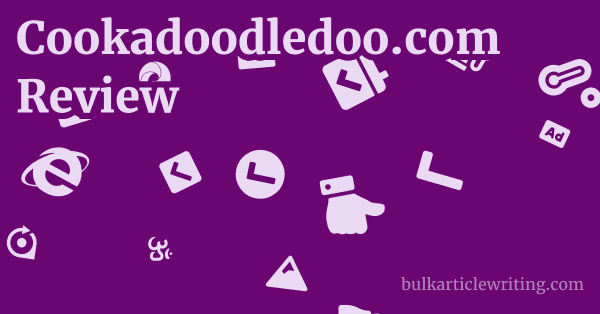 Cookadoodledoo.com Review 1 by