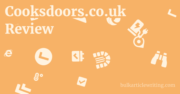 Cooksdoors.co.uk Review 1 by