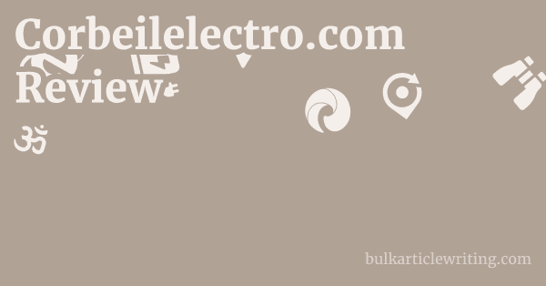 Corbeilelectro.com Review 1 by