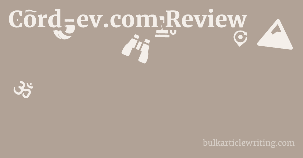 Cord-ev.com Review 1 by