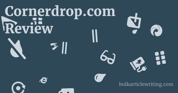 Cornerdrop.com Review 1 by
