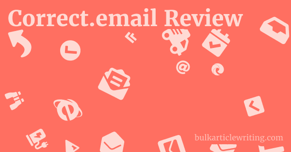 Correct.email Review 1 by