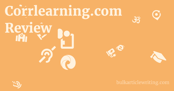 Corrlearning.com Review 1 by