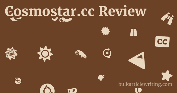 Cosmostar.cc Review 1 by