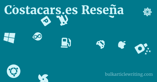 Costacars.es Reseña 1 by