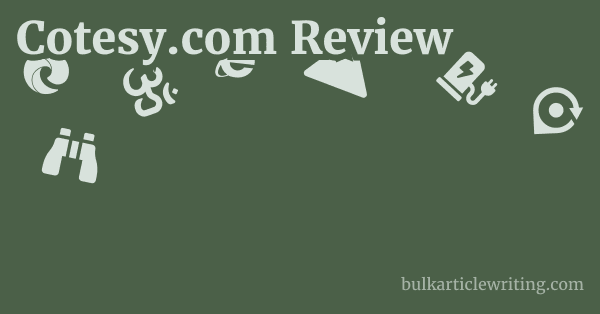 Cotesy.com Review 1 by
