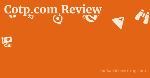 Cotp.com Review 1 by