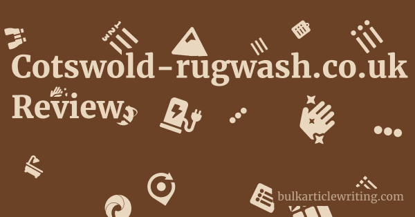Cotswold-rugwash.co.uk Review 1 by