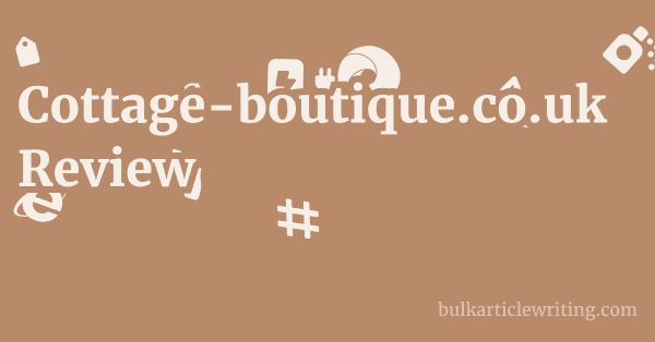 Cottage-boutique.co.uk Review 1 by Partners
