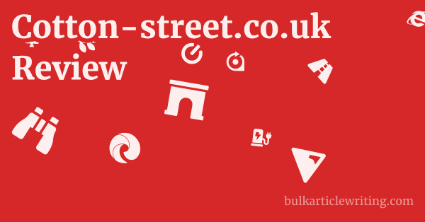 Cotton-street.co.uk Review 1 by