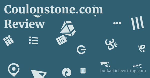 Coulonstone.com Review 1 by