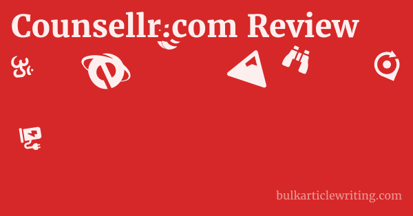 Counsellr.com Review 1 by Partners