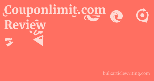 Couponlimit.com Review 1 by