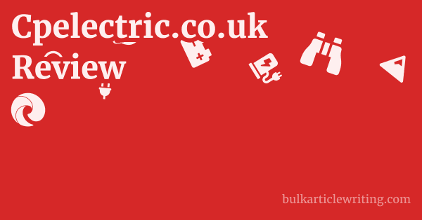 Cpelectric.co.uk Review 1 by