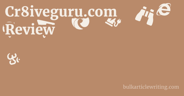 Cr8iveguru.com Review 1 by