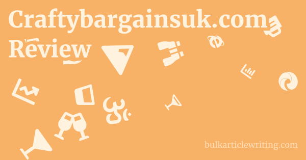 Craftybargainsuk.com Review 1 by