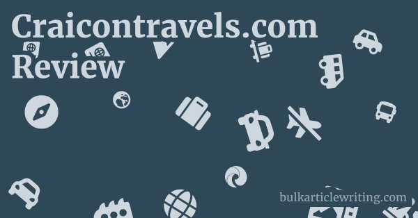 Craicontravels.com Review 1 by