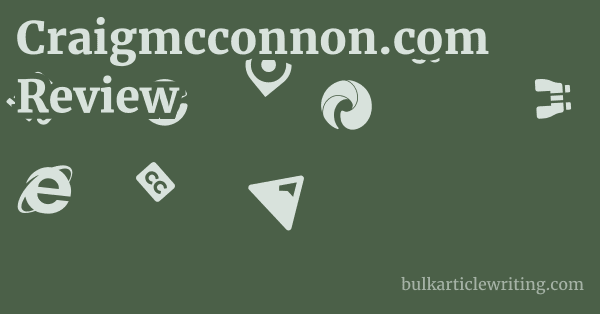 Craigmcconnon.com Review 1 by Partners