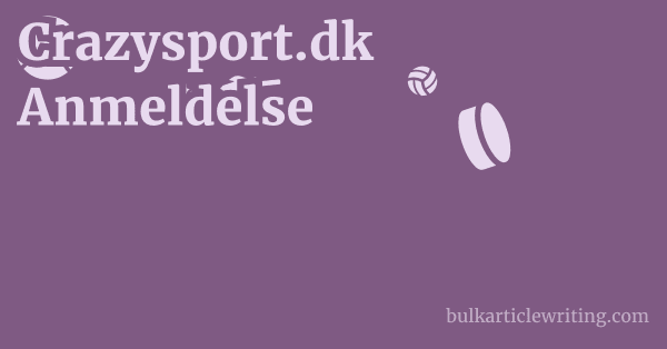 Crazysport.dk Anmeldelse 1 by