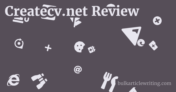 Createcv.net Review 1 by
