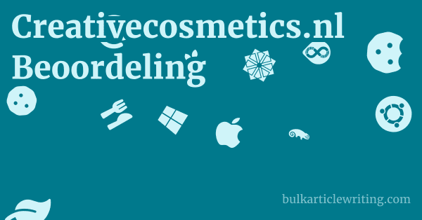 Creativecosmetics.nl Beoordeling 1 by