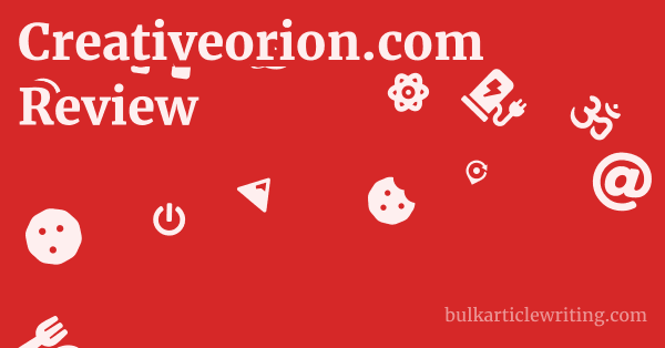 Creativeorion.com Review 1 by