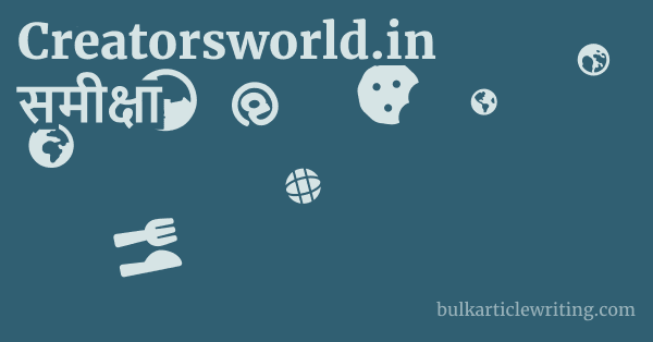 Creatorsworld.in समीक्षा 1 by Partners