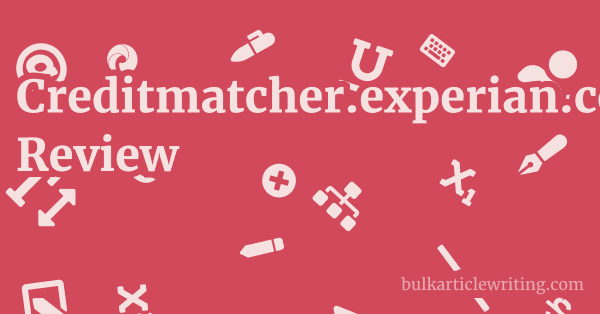 Creditmatcher.experian.co.uk Review 1 by Partners