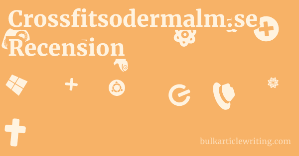 Crossfitsodermalm.se Recension 1 by