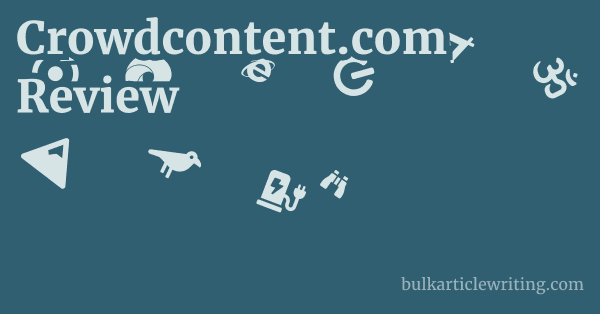 Crowdcontent.com Review 1 by