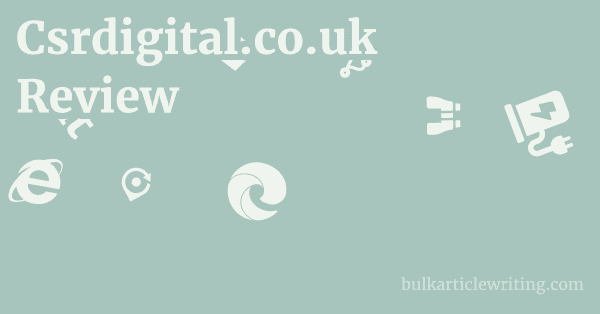 Csrdigital.co.uk Review 1 by Partners