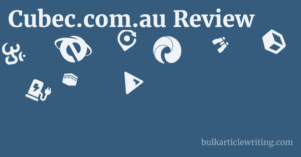 Cubec.com.au Review 1 by