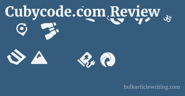 Cubycode.com Review 1 by